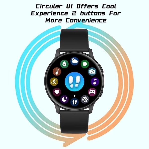 MX1 1.28 inch IP68 Waterproof Color Screen Smart Watch, (Blue) - Image 6