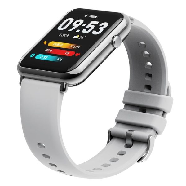 Q19 Pro IP67 Waterproof 1.69 inch Smartwatch (Silver)