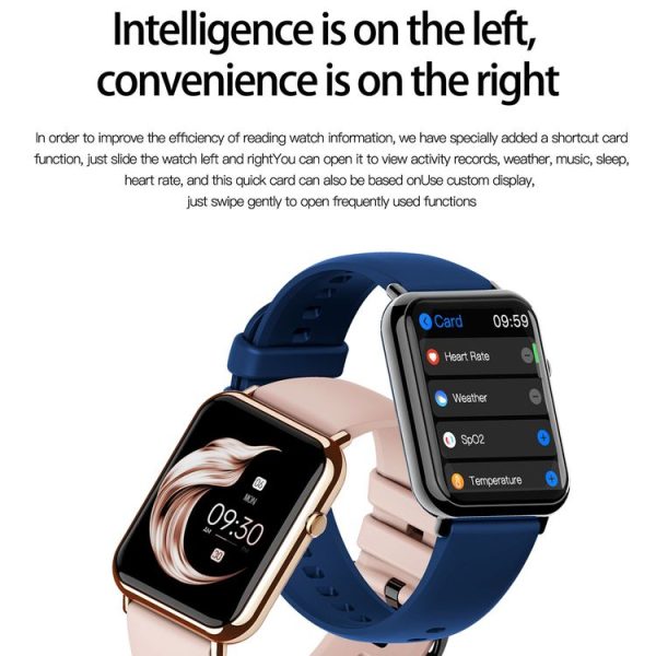 Q19 Pro IP67 Waterproof 1.69 inch Smartwatch (Silver) - Image 4