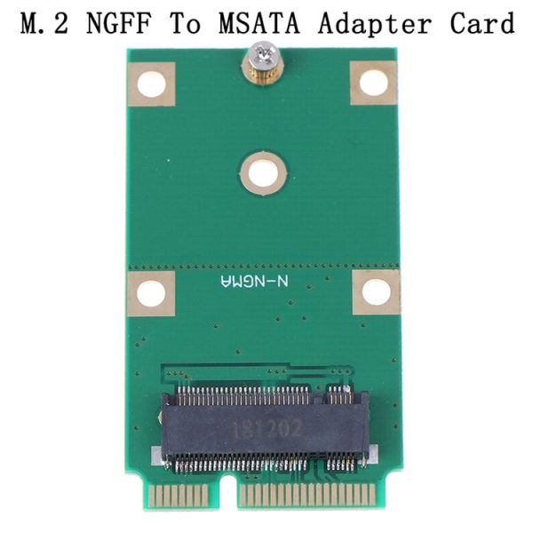 Mini PCI-E M.2 NGFF 30mm 42mm SSD to 52Pin mSATA Adapter Card - Image 4