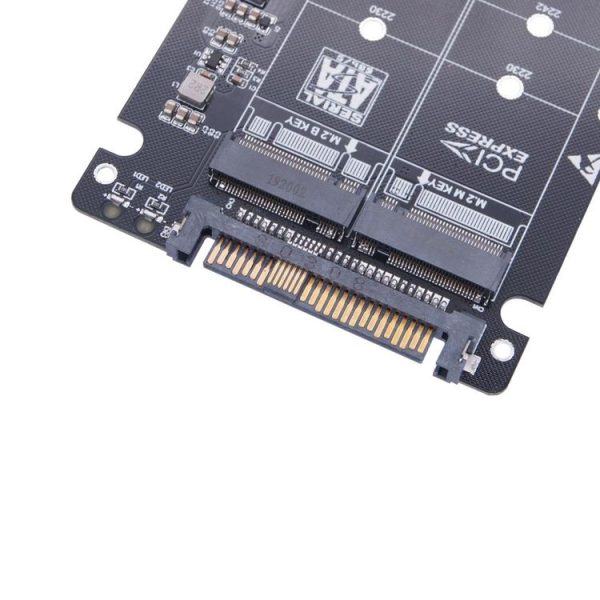 2 Ports NGFF M.2 NVME to U.2 SFF-8639 Adapter Card - Image 4