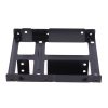 2.5 to 3.5 Dual Desktop SSD Mounting Internal Adapter Hard Drive Bracket - Image 2