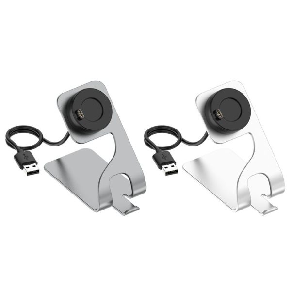 Garmin Approach S62 Rotatable Magnetic Metal Charging Base (Gray) - Image 2