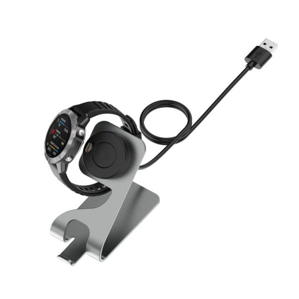 Garmin Approach S62 Rotatable Magnetic Metal Charging Base (Gray) - Image 3