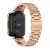 Xiaomi Redmi Watch 2 2 in 1 Three-bead Metal Watch Band with Watch Frame (Rose Gold) - Image 5