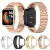 Xiaomi Redmi Watch 2 2 in 1 Three-bead Metal Watch Band with Watch Frame (Rose Gold) - Image 8