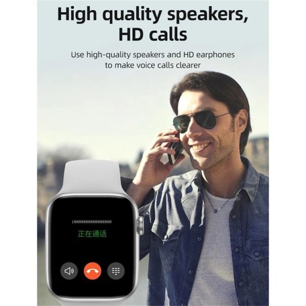 T500 Plus 1.44 inch Color Screen Smart Watch, Support Heart Rate Monitoring / Blood Pressure Monitoring (White) - Image 8
