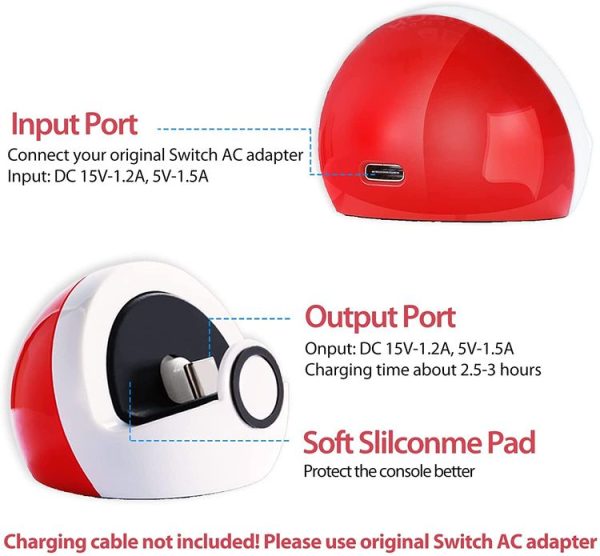 Nintendo Switch and Switch Lite NS Nintendo Game Console Mini Portable Charging Dock Stand - Image 4