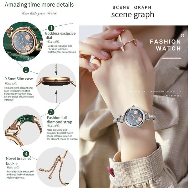 GT01 1.09 inch Color Screen Smart Watch, Support Heart Rate / Blood Pressure Monitoring (Rose Gold White) - Image 11