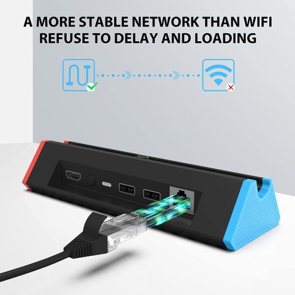 1000Mbs LAN Port 4K HDMI Adapter For Nintendo Switch / Switch OLED (LAN Model) - Image 4