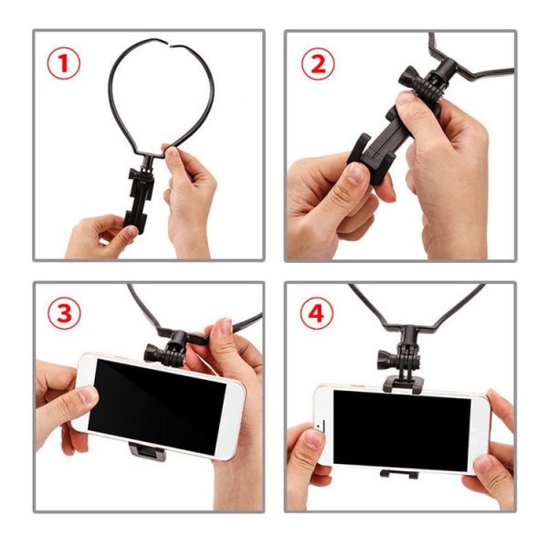 POV / VLOG Smartphone Selfie Neck Holder Mount - Image 8