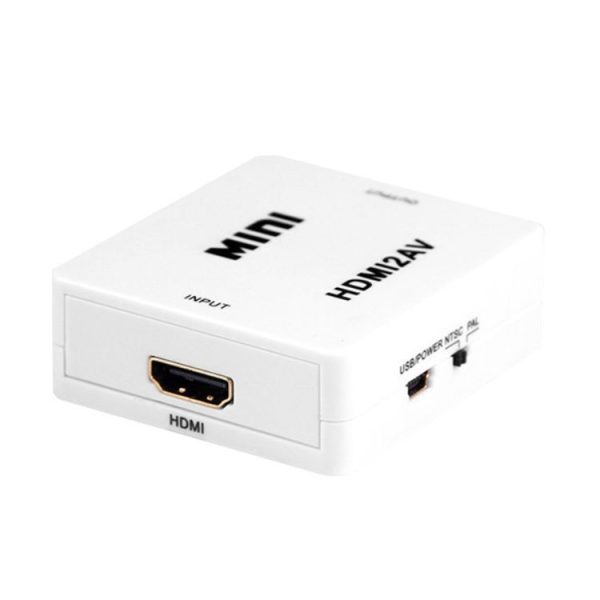 JSM Mini Size HD 1080P HDMI to AV / CVBS Video Converter Adapter - Image 2