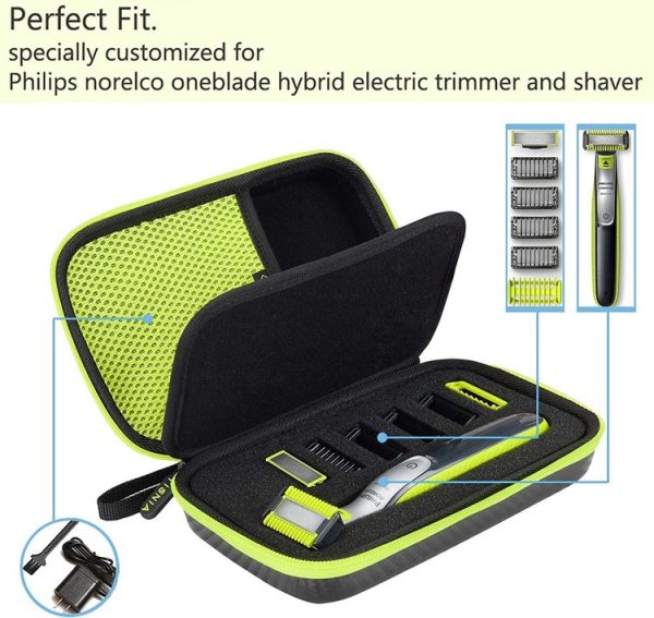 Razor EVA PU Box Travel Storage Bag For Philips QP2520 / QP2530 / QP2620 / QP2630 Shaver - Image 5