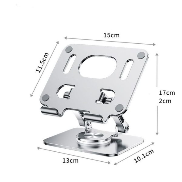 2026 Folding Adjustable Height Ergonomic 360 Rotation CNC Aluminum Desk Laptop Stand - Image 2