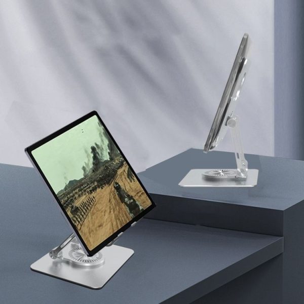 2026 Folding Adjustable Height Ergonomic 360 Rotation CNC Aluminum Desk Laptop Stand - Image 3