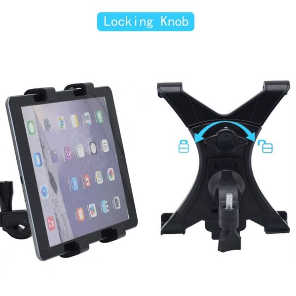 B008 Adjustable Motorcycle Bicycle Handlebar Mount Tablet Stand - Image 2