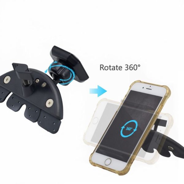 CD008 360 Degree Strong Magnet Car CD Slot Magnetic Cell Phone Mount Holder - Image 3
