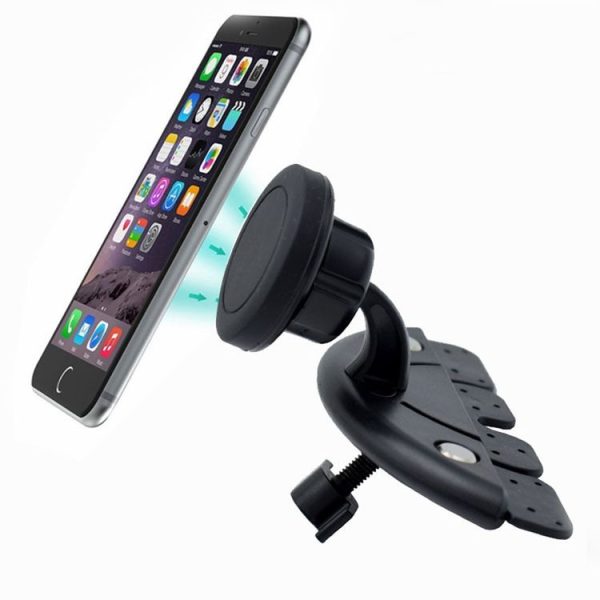 CD008 360 Degree Strong Magnet Car CD Slot Magnetic Cell Phone Mount Holder - Image 4