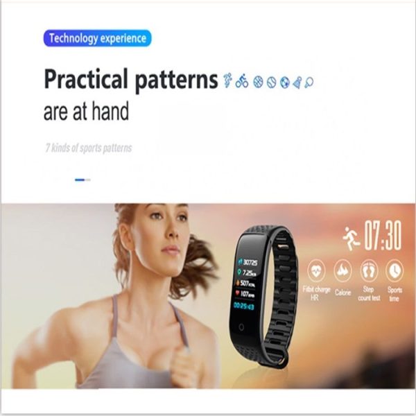 Z6 0.96 inch TFT Color Screen Smartwatch IPX7 Waterproof, Support Call Reminder / Heart Rate Monitoring / Blood Pressure Monitoring / Sleep Monitoring / Sedentary Reminder (Blue) - Image 7
