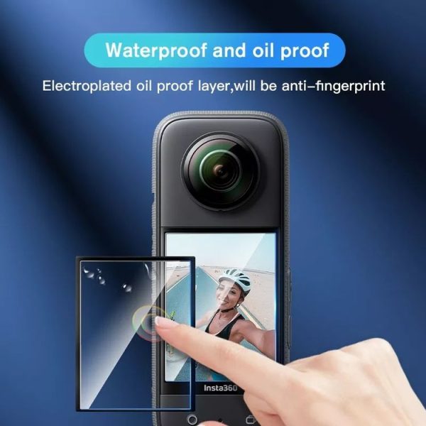 Insta360 X3 2pcs Transparent HD Curved Protective Film - Image 6