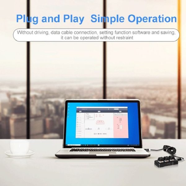 MK321BT Bluetooth 5.1 3 Keys Custom Keys Game Office PS Clip Macro Programming Keypad (Black) - Image 6
