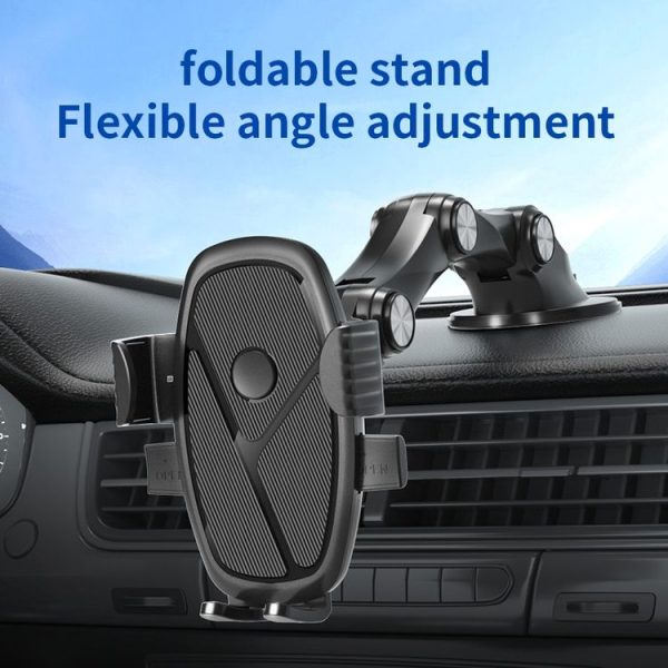 XZ3+JZ3 Suction Cup Type Car Holder Fixed Shockproof Mobile Phone Stand GPS Navigation Holder - Image 2