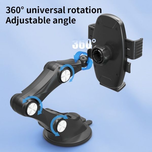 XZ3+JZ3 Suction Cup Type Car Holder Fixed Shockproof Mobile Phone Stand GPS Navigation Holder - Image 6