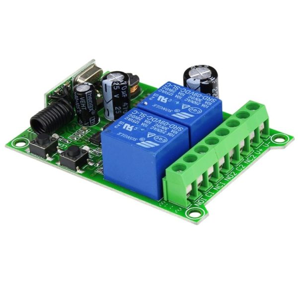 DC 12V 24V 48V Universal Electric Door RF Wireless Remote Control Relay Receiver Set - Image 3