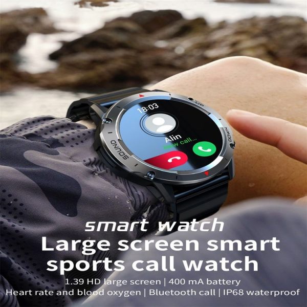 NX9 1.39 inch Color Screen Smart Watch, Support Heart Rate Monitoring / Blood Pressure Monitoring (Black) - Image 4