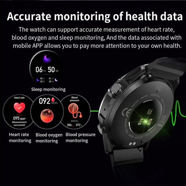 NX9 1.39 inch Color Screen Smart Watch, Support Heart Rate Monitoring / Blood Pressure Monitoring (Black) - Image 5