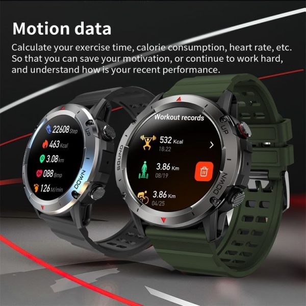 NX9 1.39 inch Color Screen Smart Watch, Support Heart Rate Monitoring / Blood Pressure Monitoring (Black) - Image 6