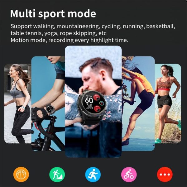 NX9 1.39 inch Color Screen Smart Watch, Support Heart Rate Monitoring / Blood Pressure Monitoring (Black) - Image 7