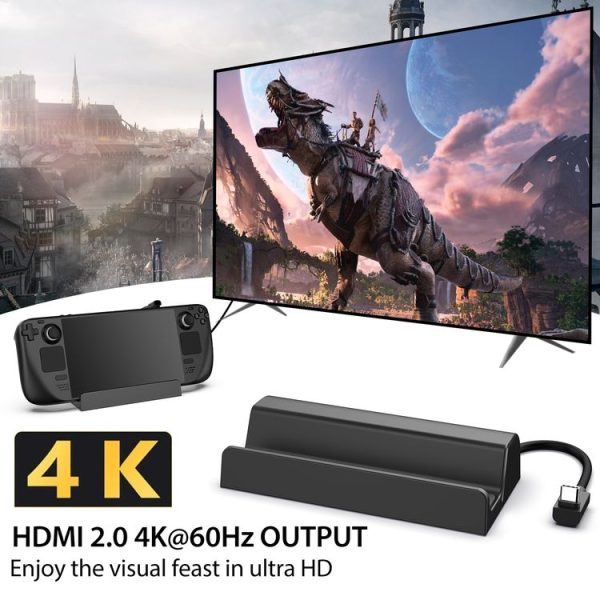 Steam Deck Expansion Dock Charging Dock Charging Dock HDMI Gigabit Network Port Converter - Image 2