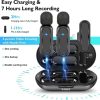 One by Two Wireless Lavalier Microphone Wireless Noise Reduction Microphone with Charging Case, Port: 8 Pin - Image 2