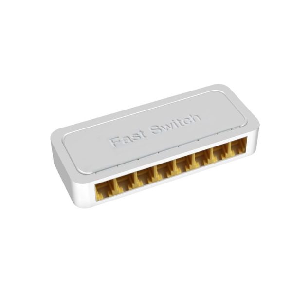 8 Port 10 / 100 / 1000Mbps MINI Ethernet Desktop Switch - Image 2