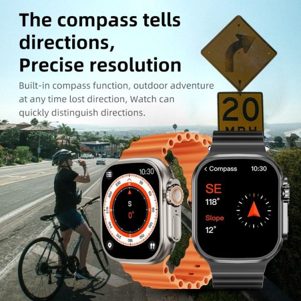 WS18 MAX ULTRA 2.03 inch Color Screen Smart Watch, Support Heart Rate Monitoring / Blood Pressure Monitoring (Blue) - Image 7