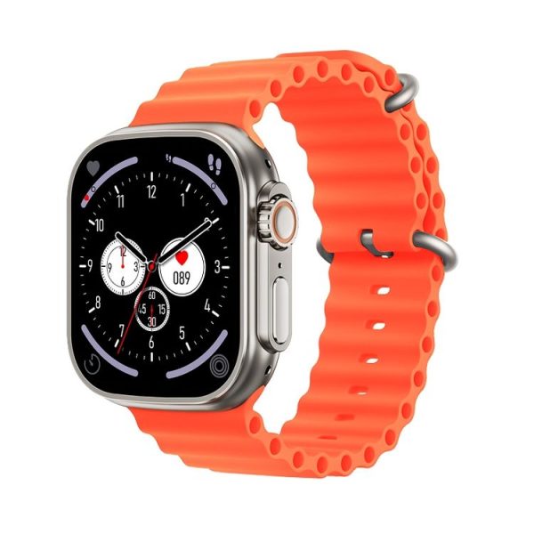WS68 ULTRA 1.85 inch Color Screen Smart Watch, Support Heart Rate Monitoring / Blood Pressure Monitoring (Gold)