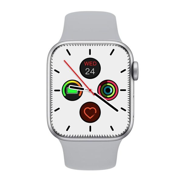 WS88 1.96 inch Color Screen Smart Watch, Support Heart Rate Monitoring / Blood Pressure Monitoring (Silver) - Image 2