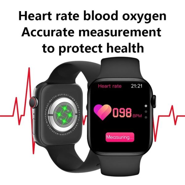 WS88 1.96 inch Color Screen Smart Watch, Support Heart Rate Monitoring / Blood Pressure Monitoring (Silver) - Image 7
