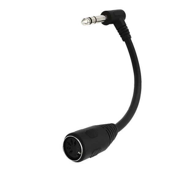 JUNSUNMAY 6.35mm 1 / 4 inch Male to Female 5 Pin MIDI Audio Stero Adapter, Cable Length: 20cm - Image 4