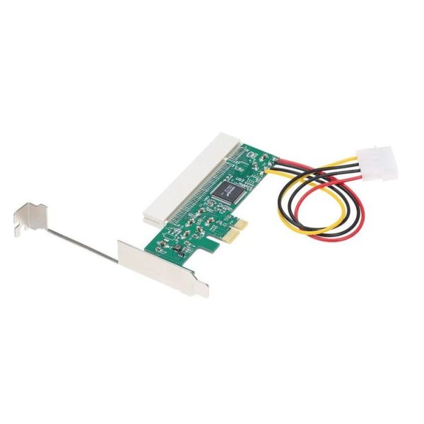 PCI-E to PCI Adapter Card Converter with 4Pin Power Supply - Image 2