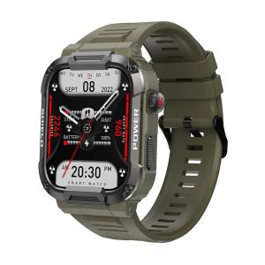 MK66 1.85 inch Color Screen Smart Watch, Support Heart Rate Monitoring / Blood Pressure Monitoring (Green)
