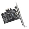 PCI-E 3 Ports 1394a 1394b Firewire Expansion Card 2 x 6 Pin + 1 x 4 Pin for Desktop PC - Image 4