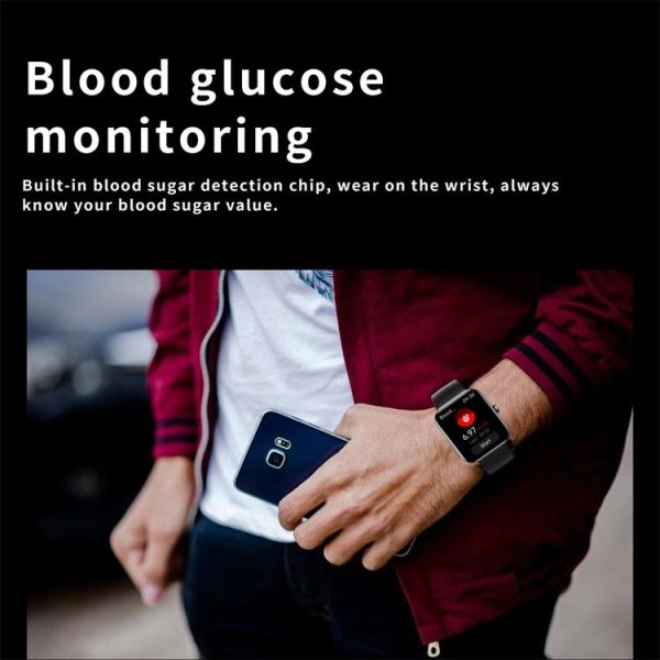 F57L 1.91 inch Color Screen Smart Watch, Support Heart Rate Monitoring / Blood Pressure Monitoring (Black) - Image 8