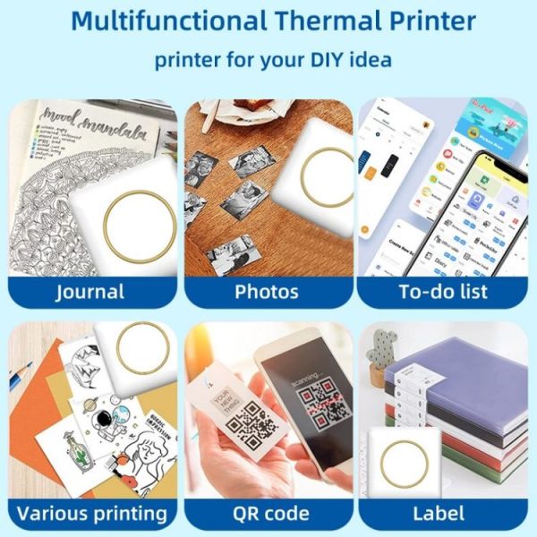C20 Portable Multifunction Mini Printer Support OCR Text Scanning - Image 5
