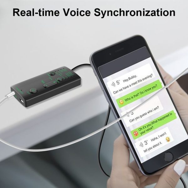 M1 Portable Mini Voice Changing Modulator with Adjustable Voice Functions & Phone Computer & Sound Card & Mic Tool - Image 3