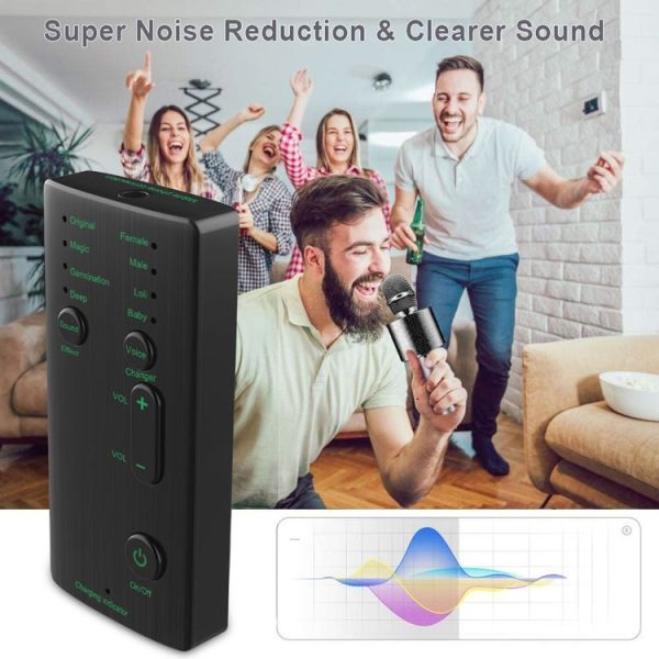 M1 Portable Mini Voice Changing Modulator with Adjustable Voice Functions & Phone Computer & Sound Card & Mic Tool - Image 7