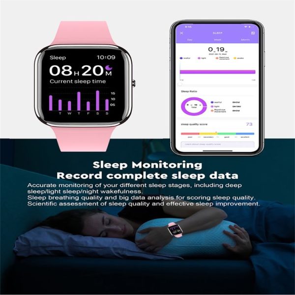 Y9 Pro 1.85 inch Color Screen Smart Watch, Support Heart Rate Monitoring / Blood Pressure Monitoring (Purple) - Image 6