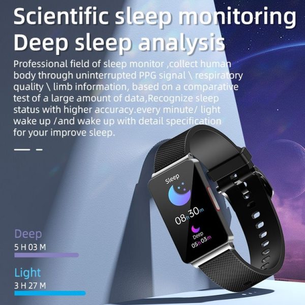 EP08 1.57 inch Color Screen Smart Watch, Support Blood Sugar Monitoring / Heart Rate Monitoring / Blood Pressure Monitoring (Red) - Image 7