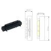 JUNSUNMAY SAS 22 Pin to 7 Pin + 15 Pin SATA Hard Disk Drive Raid Adapter - Image 6
